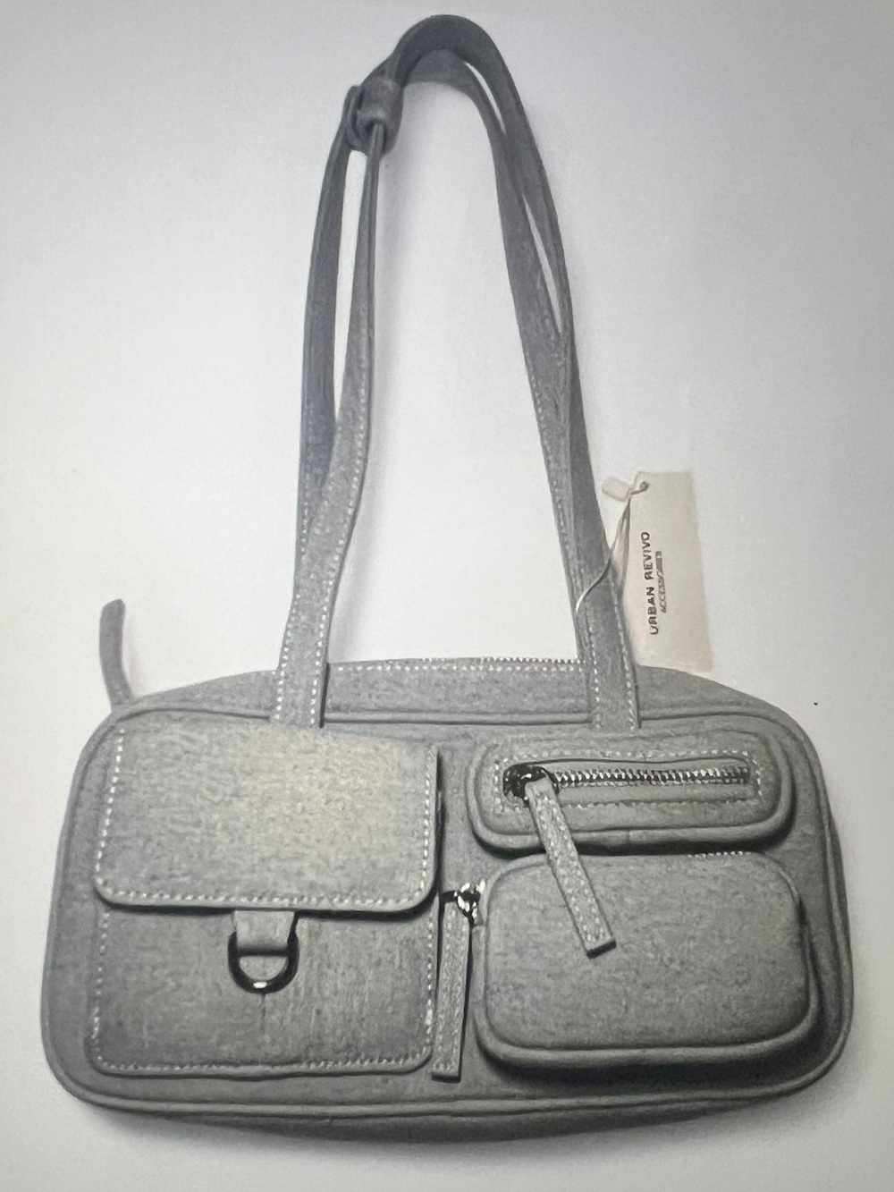 Women’s Urban Revivo Blue Light Denim Shoulder Bag #y2k #90s #stylish